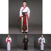 Breathtaking Black And White Tang Dynasty Hanfu Robe For Men Of All Sizes