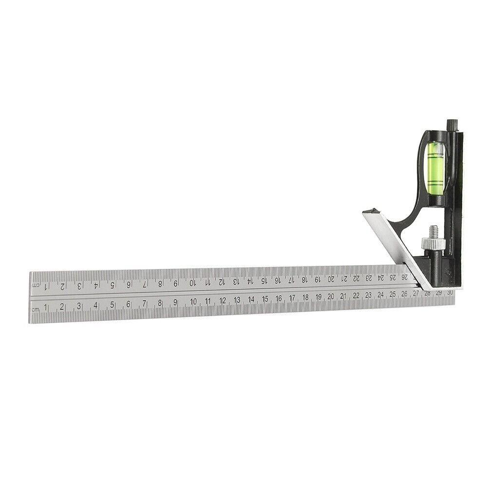 Adjustable Engineers Combination Try 90-degree Measuring Ruler New Horizontal Right Angle Ruler