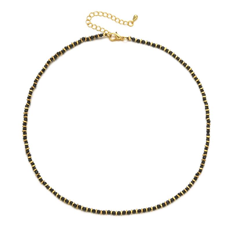 ZMZY Vintage Unique New Natural Stones Simple Choker Necklaces Women Beaded Collar Necklace Designer Jewelry Bijoux