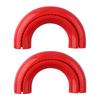 2PCS Trailer Hook Cover Tow Truck Hook Ring Traction Hitch Silicone Cover for Ford F150 2004-2024 Automotive External Accessory