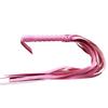 Pink 50cm Long Tails Whips Delicate Leather Paddle Spank For Couples Sex Toys Adult Games Spanking Slave For Couples