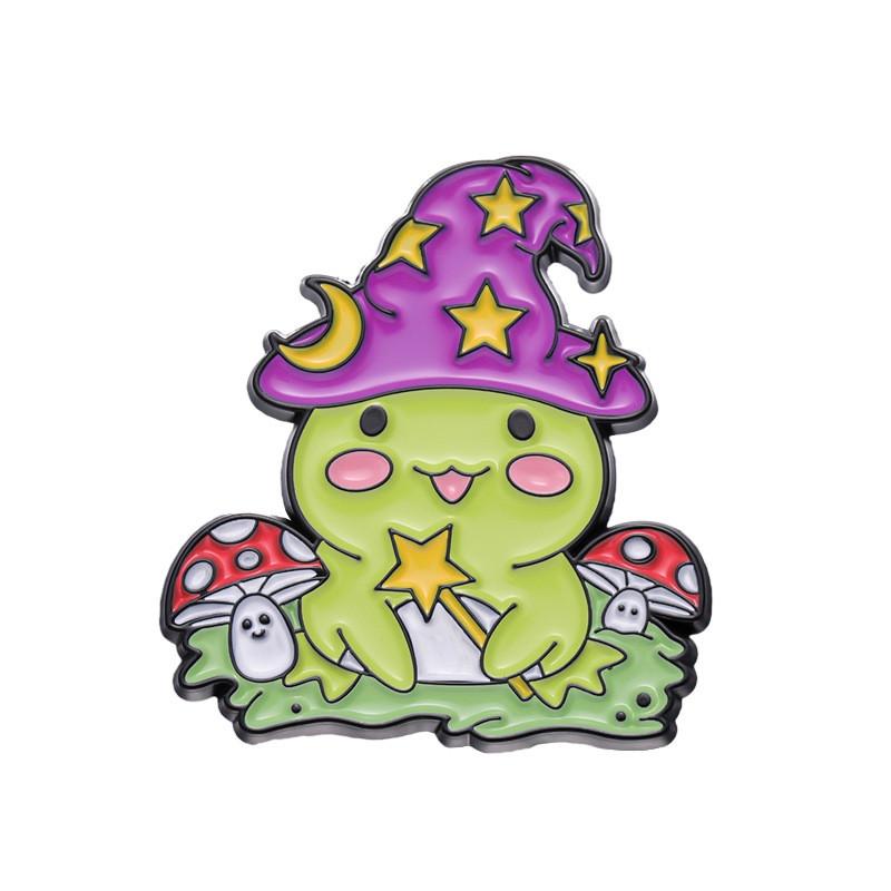 Frog Adorable Halloween Brooch In Colorful Design Perfect For Fashionable Lovers Animal