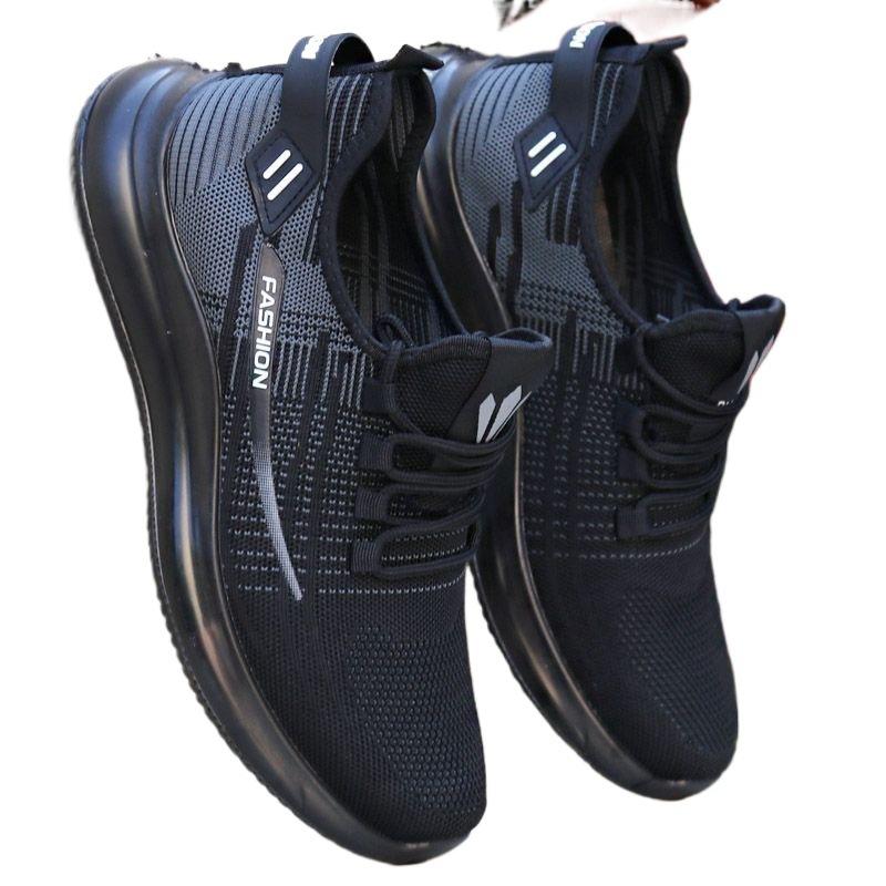 Summer new mesh soft-soled casual shoes one-foot cover lazy shoes medium light walking shoes sports shoes