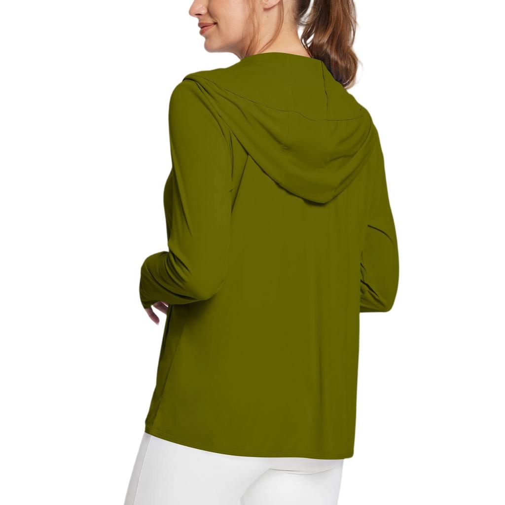 Camisa de Sol Feminina Moletom de Seda Gelo Manga Longa para Caminhada ao Ar Livre Casaco de Verão