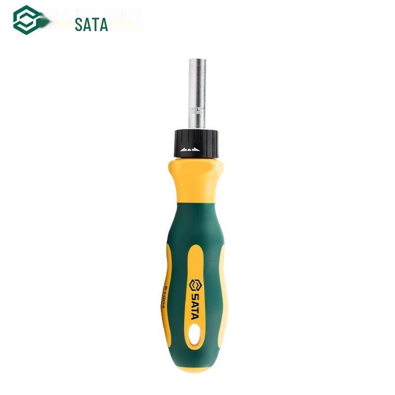 SATA 61004 Swivel Ratchet Screwdriver with Magnetic 6.3mm Handle