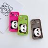 Cute Panda Pattern Soft TPU Phone Case for iPhone 17 Air 16 15 14 Pro Max Plus 13 12 Mini 8 7 X Xs Back Cover