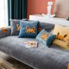 Thicken Chenille Sofa Towel Non-slip 1/2/3/4 Seater Couch Cushion Anti Cat Scratch Cute Dogs Sofa Covers for Living Dinning Room