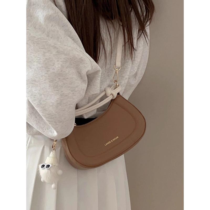 Niche Handtasche, Damen, neue Herbst- und Winter-Umhängetasche, modische Retro-Satteltasche