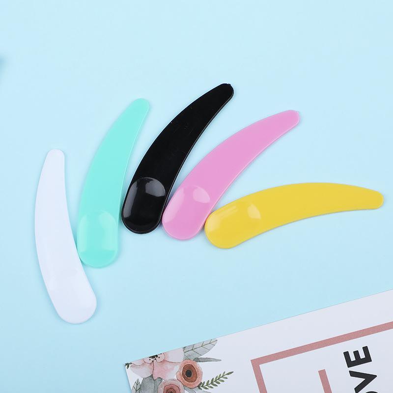 100 Pcs Facial Mask Stick Cosmetic Spatula Crescent Spoon Diy Face Mask Spoon Beauty Makeup Sticks Mud Mixing Disposable Tools