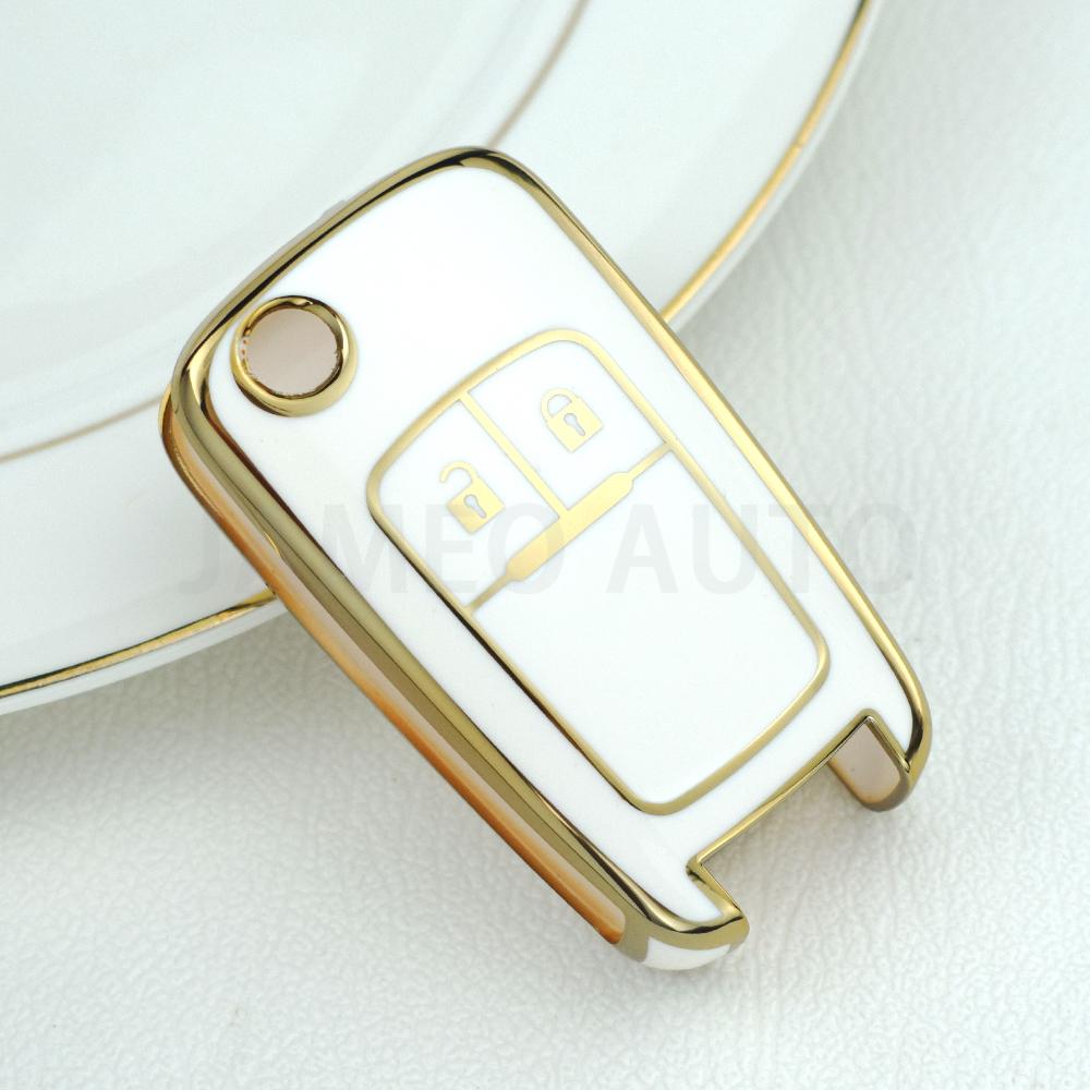 2/3/4/5 Buttons Car Flip Key Cover Case For Chevrolet Cruze Aveo For Buick Opel Corsa Antara Zafira Meriva Insignia Keychain