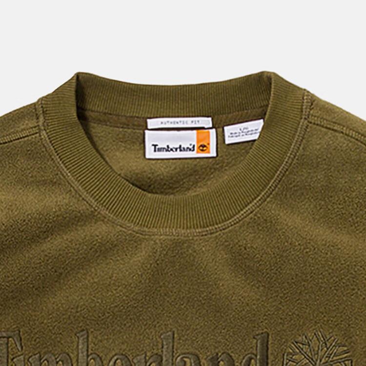 Timberland Embroidered Brand Sweater 'Olive Green' Men's A2NTZ-302