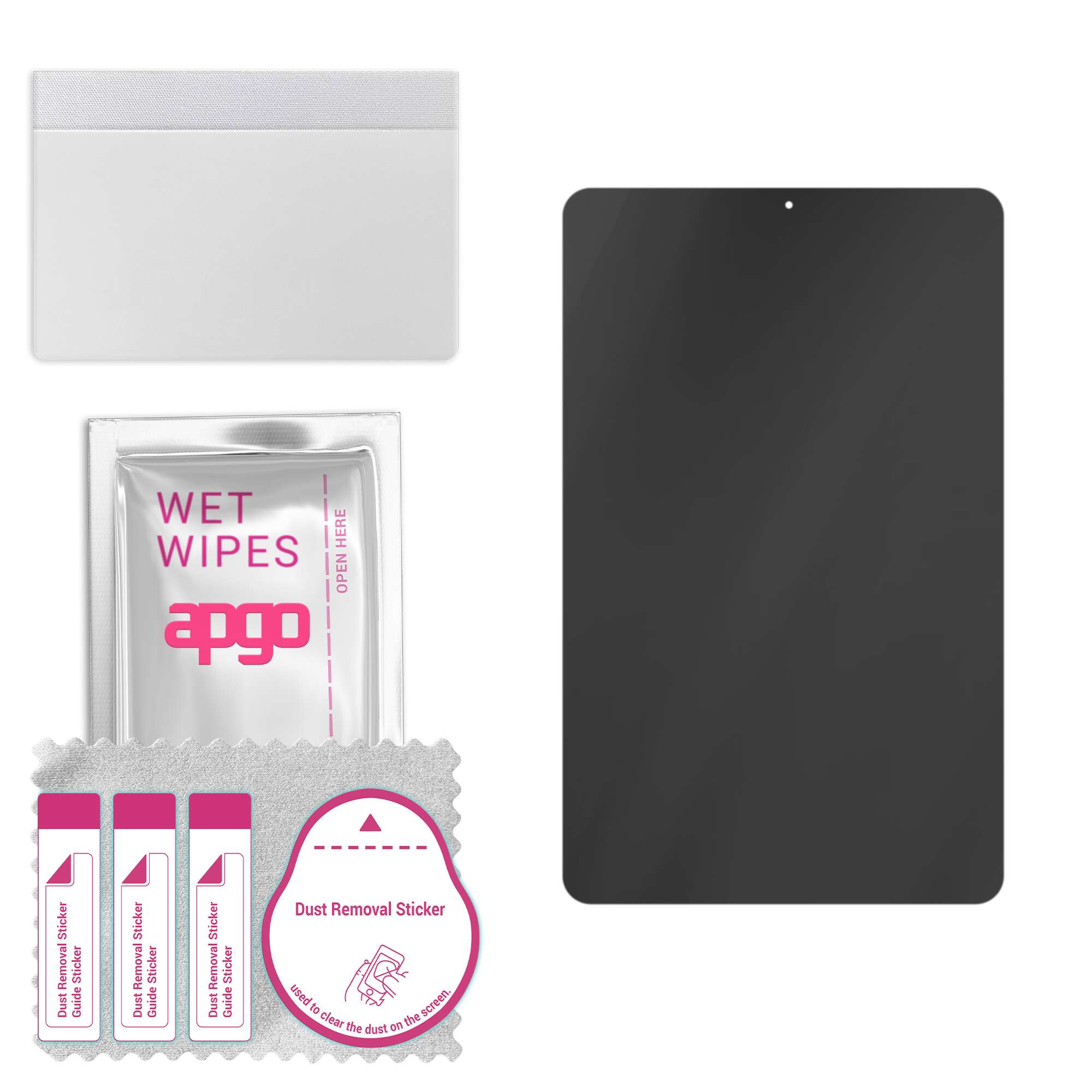 

apgo Privacy Matte Hybrid protective glass compatible with Kruger&Matz Eagle 1069, flexible nano glass, great replacement for tempered glass, scratch-