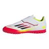 adidas F50 Club Vel TF Scarpe da Calcio Comode Antiscivolo Resistenti a Collo Basso Bambini Scarpe da Calcio Bianco Nero Giallo Brillante-Fluorescente IE1314