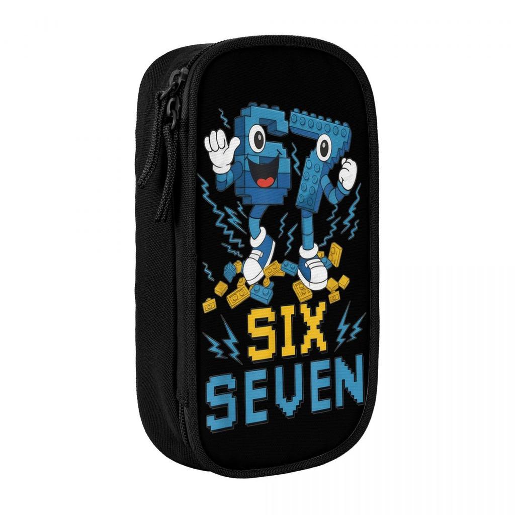 Aesthetic Pencil Case 67 Six Seven Funny Christmas 6 7 Meme Xmas Pencil Pouch School Pencil Cases Boy Girl School Supplies