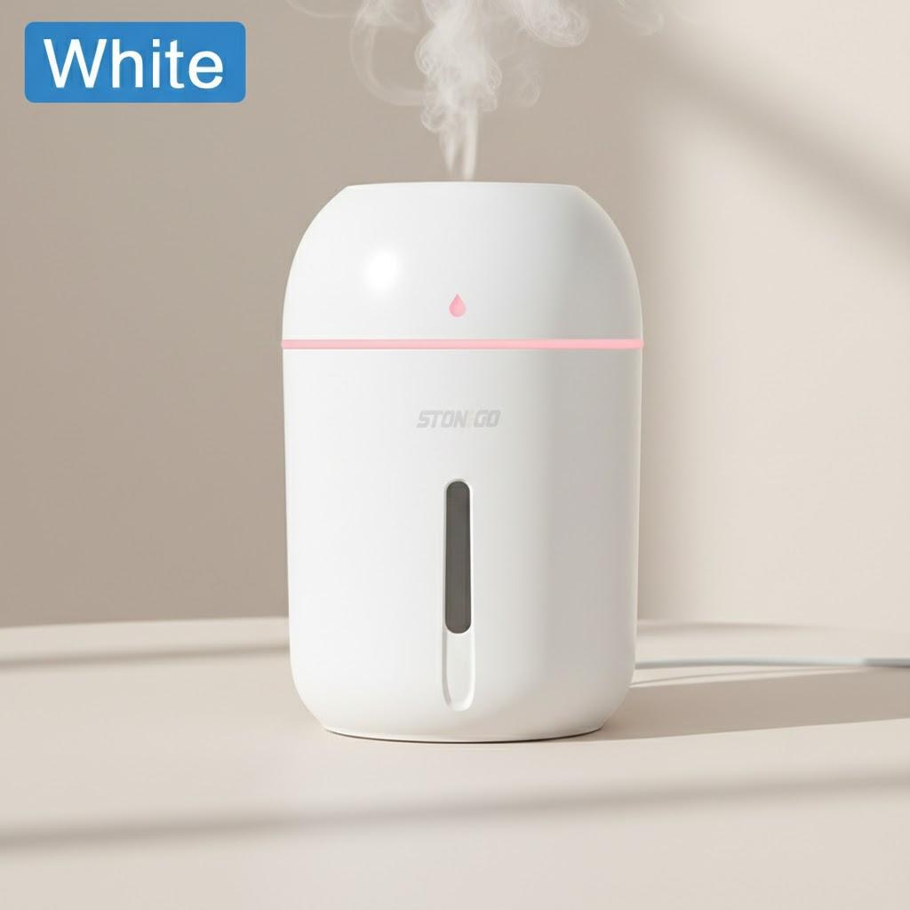

Portable 330ml USB Cool Mist Humidifier Car Bedroom Office Travel Anti Dry Air Personal Use