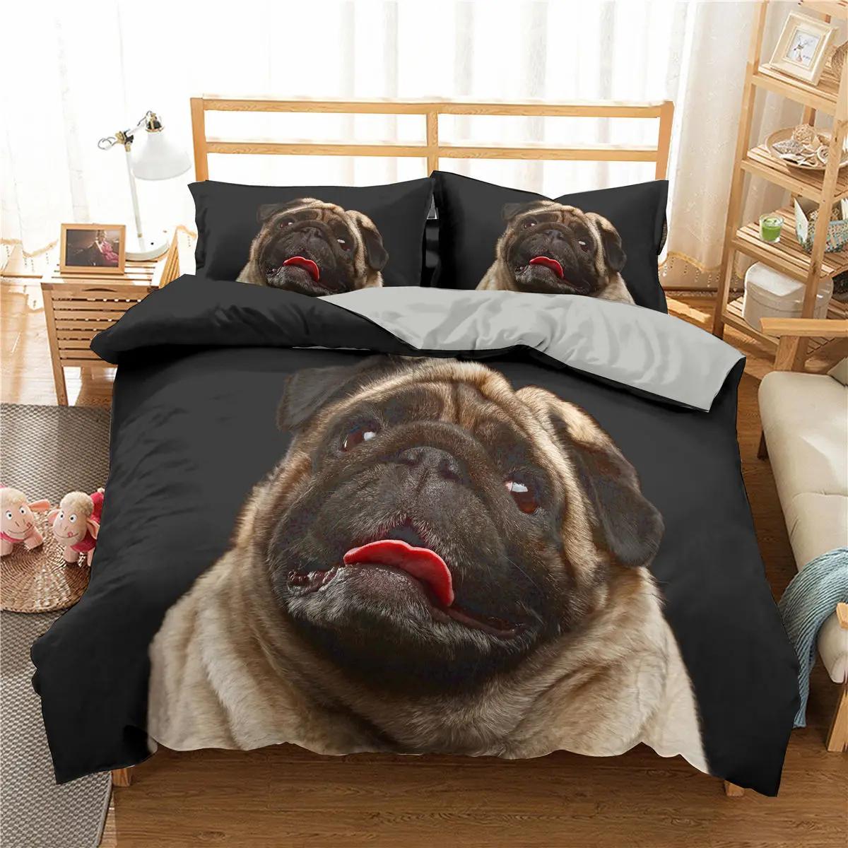 

Comforter 3D Print Pet Dog Bed Sets For Girl Duvet&2Pcs Super Soft Comfortable Cartoon Kids Bed Quilts Set 2/3 Pcs Comforter (quilt)-EU Single(135*200cm)3pcs