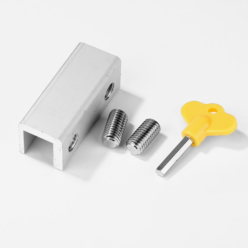 1-10 SZT Blokada Okna Przesuwnego Stoper Zabezpieczający Drzwi Antykradzieżowy Bez Montażu Stopery ze Stopu Aluminium Zamki Bezpieczeństwa dla Dzieci Zwierząt