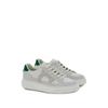 Salvatore Ferragamo Ferragamo Gancini Patch Calfskin Sneakers White