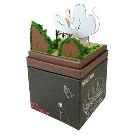 Giant Bean Bag Chairs Sankei Studio Ghibli Mini Spirited Away Hakuryu and Chihiro Paper Craft Non-scale MP07-75