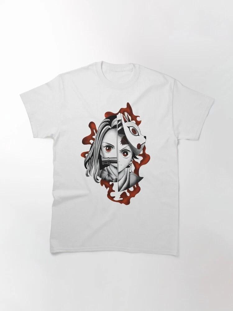 Anime Tanjiro X Nezuko Hot Demon Slayer Basic T Shirt S