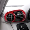 Carbon Fiber Car Interior Mist Remover Vent Trim Frame Cover Sticker For BENZ C-CLASS W203 2005-2007 Styling Accessories