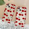 Cherry Y2k Phone Case for iPhone 16 15 14 13 12 11 Pro Max 7 8 Plus X XR XSMax Airbag Anti Fall Clear Back Cover