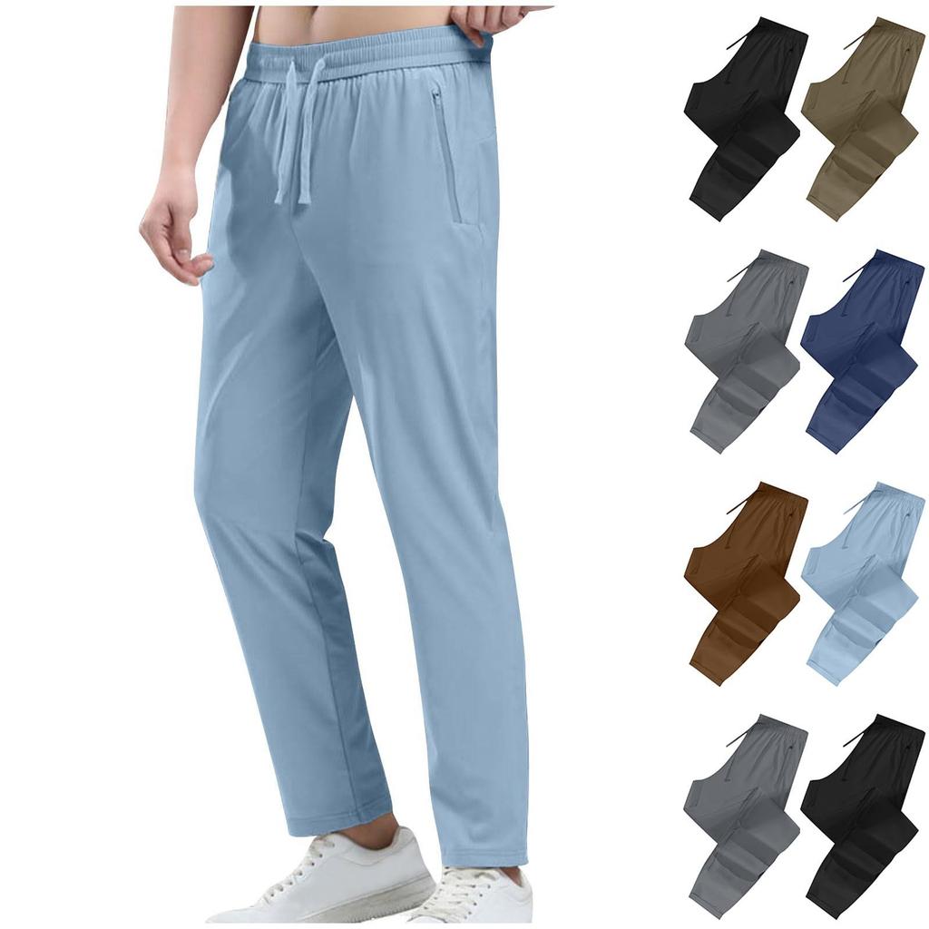 Men's Casual Sport Loose Straight Quick-drying Trousers