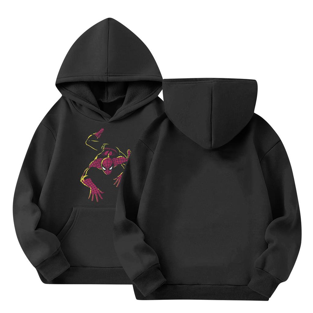 Kids Long Sleeve Pullover Sweatshirt, Loose Fit Letter Print Top for Boys and Girls