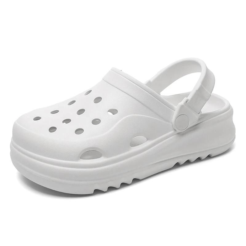 Fashion Thick Bottom Cloud Sandals Women Round Toe Soft Sole Platform Sandals Woman Summer Hollow Out Non-Slip Casual Sandalias Mujer