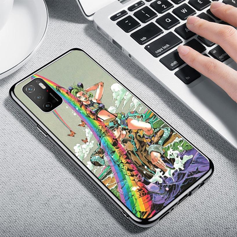 Anime JoJo Bizarre Adventure Case Phone Cover for Xiaomi Redmi Note 10 9 9S 8 8T 7 5 Pro Mi 12T 11T 10T 9T 12 11 Lite A3 A2 Tren