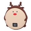 2 In 1 Handwarmer 10000 MAh Power Bank Cartoon 2 Temperature LED Digital Display USB Charging
