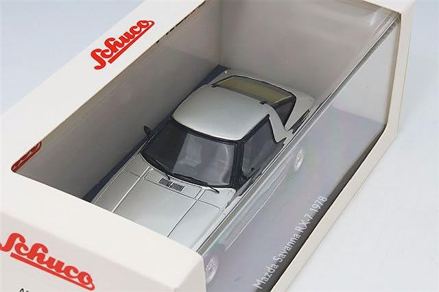 Schuco Scale Mazda Savanna Silver Resin Model PRO.R43 1/43 RX-7 1978-1985