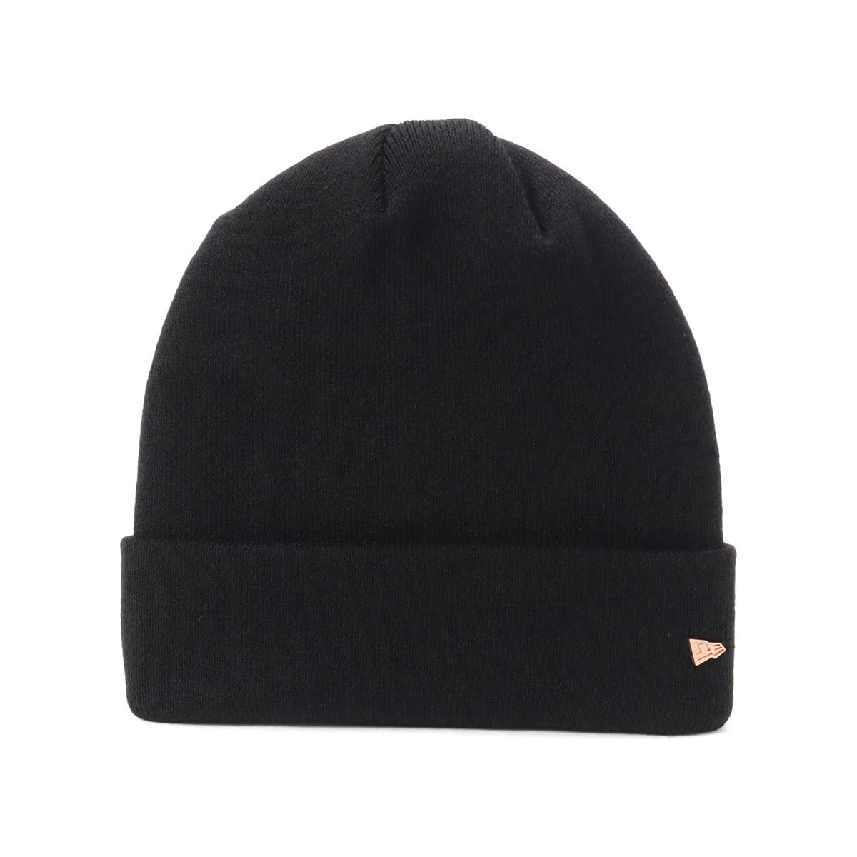 

Вязаная шапка-манжета с металлическим значком БЕСПЛАТНО BACIC CUFF KNIT METAL FLAG BLK COP [New Era] Черный/бронзовый
