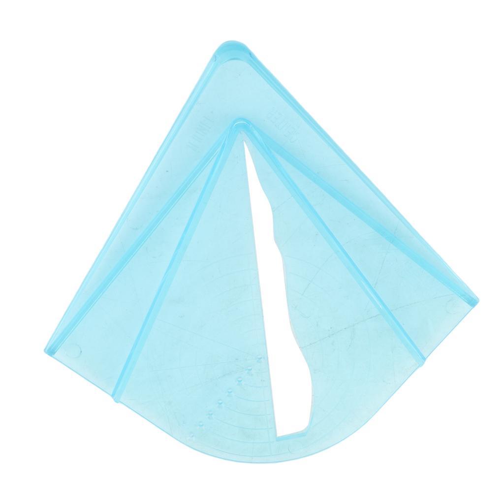 Acrylic Center Finder Round Circle Woodworking Ruler Tool for Irregular Wood