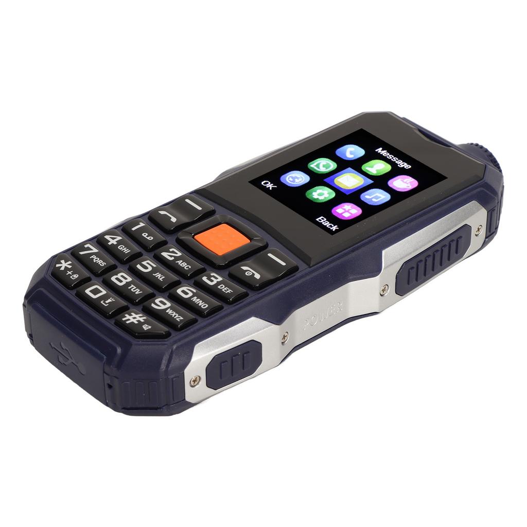 2800mAh Long Standby Seniors Cellphone 1.8in Screen Dual SIM Dual Standby Noise Free Elderly Phone