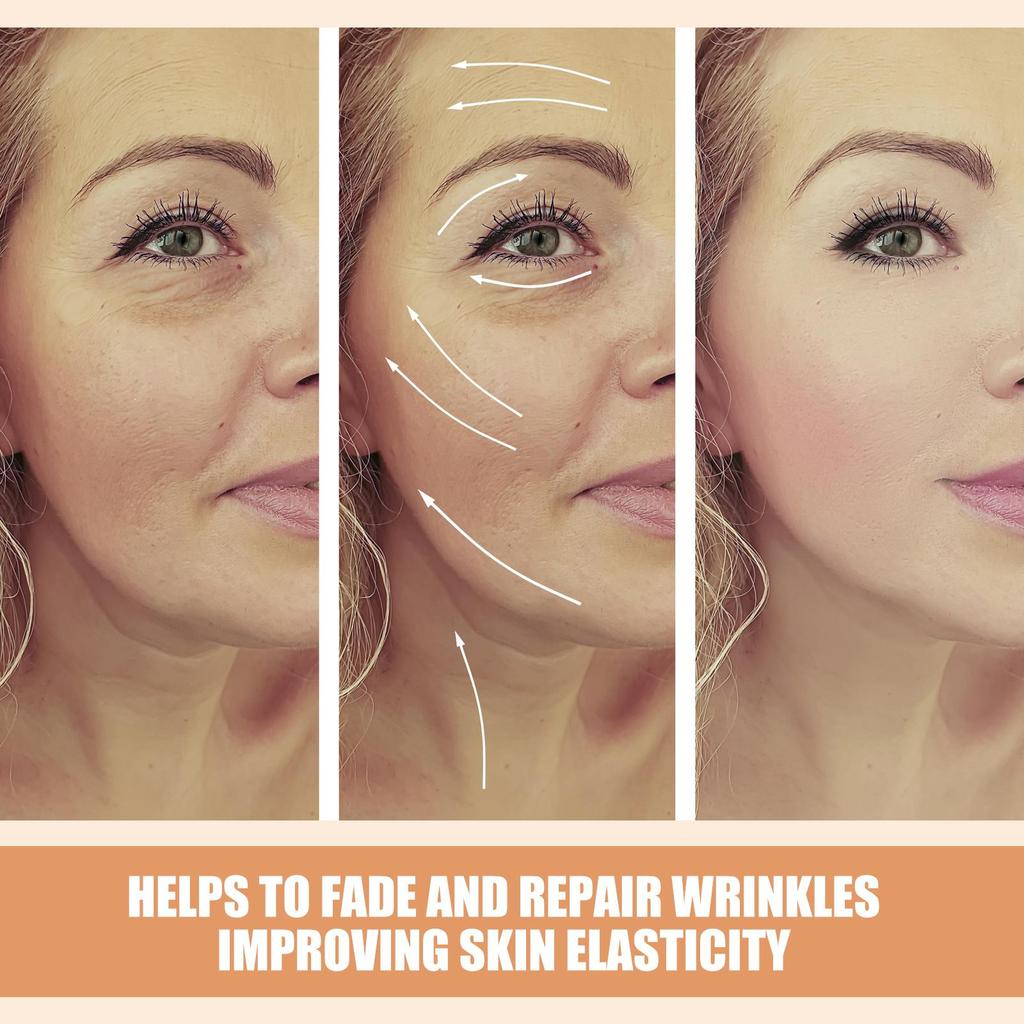 OUHOE Anti-Wrinkle Moisturizing Cream Stick, Moisturizes and Anti-Wrinkle for Face and Neck, Brightens Skin, Reduces Fine Lines and Dark Spots, 7g