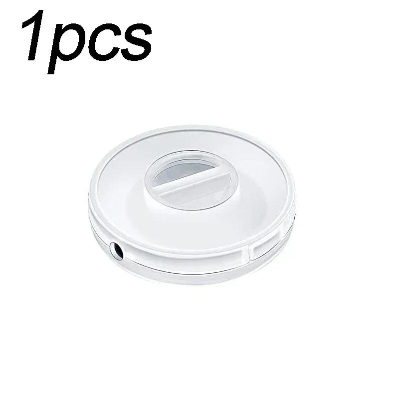 3-1pcs Portable Charger Cord Holder Round Storage Cable Winder Retractable Cable Management Flexible USB Wire Cord Reel