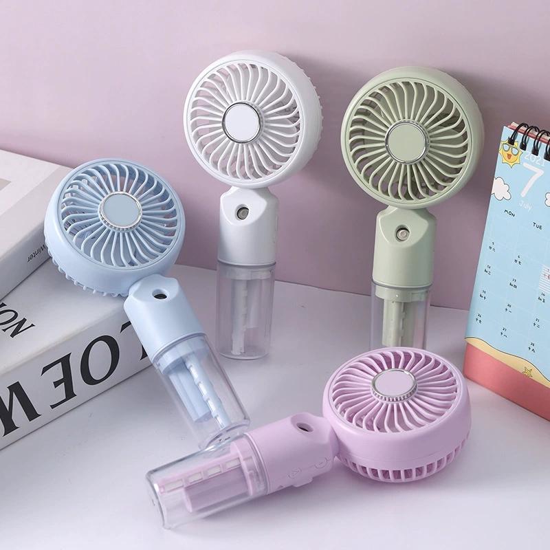 Portable Handheld Spray Mist Fan Mini USB Outdoor Student Gift Compact Personal Cooling Fan with Water Spray Feature