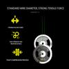 Fishing Line 5LB 300YDS Super Fishing Line Braided Lines Super Strong High Performance PE Fishing Lines