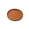 Round Wood Serving Tray Natural Candle Holder Tray Multifunctional Storage Tray  Kitchen Counter