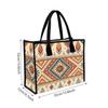 Bohemian Geometric Pattern Tote Bag Casual Ladies Shoulder Handbag for Daily Shopping Travel Use