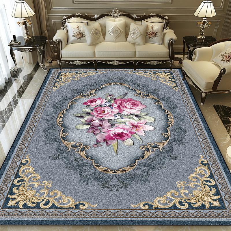 Chinese Style Tradition Carpet Living Room Printing Decoration Washable Soft Large Rugs Lounge Non-slip Customizable Foot Mats