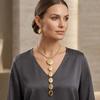 Metal Style Exaggerated Pendant Jewelry Set Irregular Fashion Jewelry Set  Girl