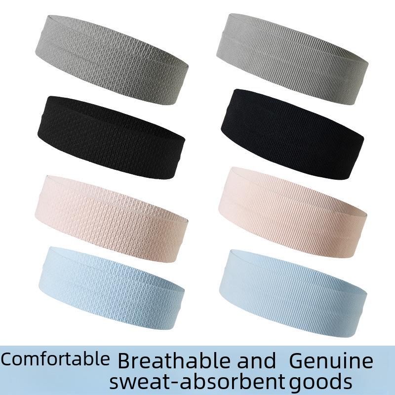 Diadema bordada unisex que absorbe el sudor para deportes, running, fitness y yoga.