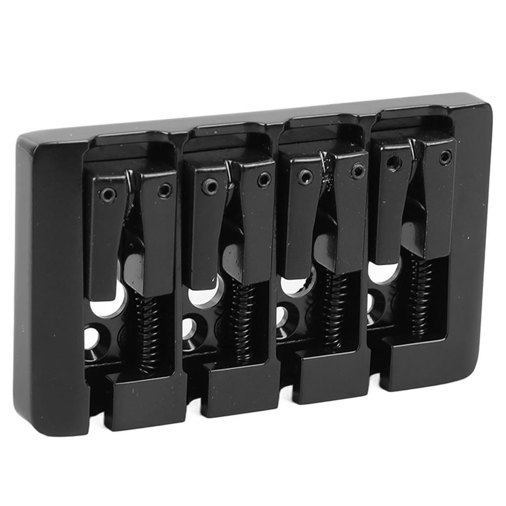 L Shaped Bass Bridge 4 String High Mass Metal Electric Bass Bridge Accessory for Musical Instrument