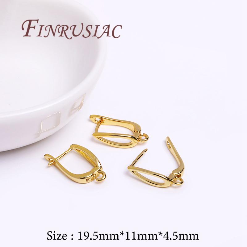 

Multi Styles 18K Gold Plated Earwires,Fasteners For Earrings,Hooks For Earring DIY Jewelry Making Supplies,Earring Hook Clasp 1 pair