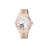 Sakura Series Waterproof Sapphire Glass Eco-Drive Quartz Movement Stainless Steel Watch Women Watches Blue Mother-of-Pearl PC1003-74D