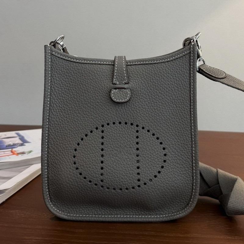 New Casual Bag Leather First Layer Cowhide Small Square Bag Tote Bag Portable Shoulder Messenger Women's Bag