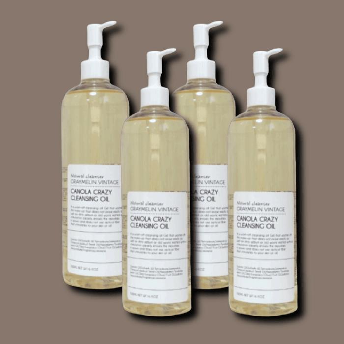 Graymelin Canola Crazy Cleansing Oil 500ml x 4 (43477005)
