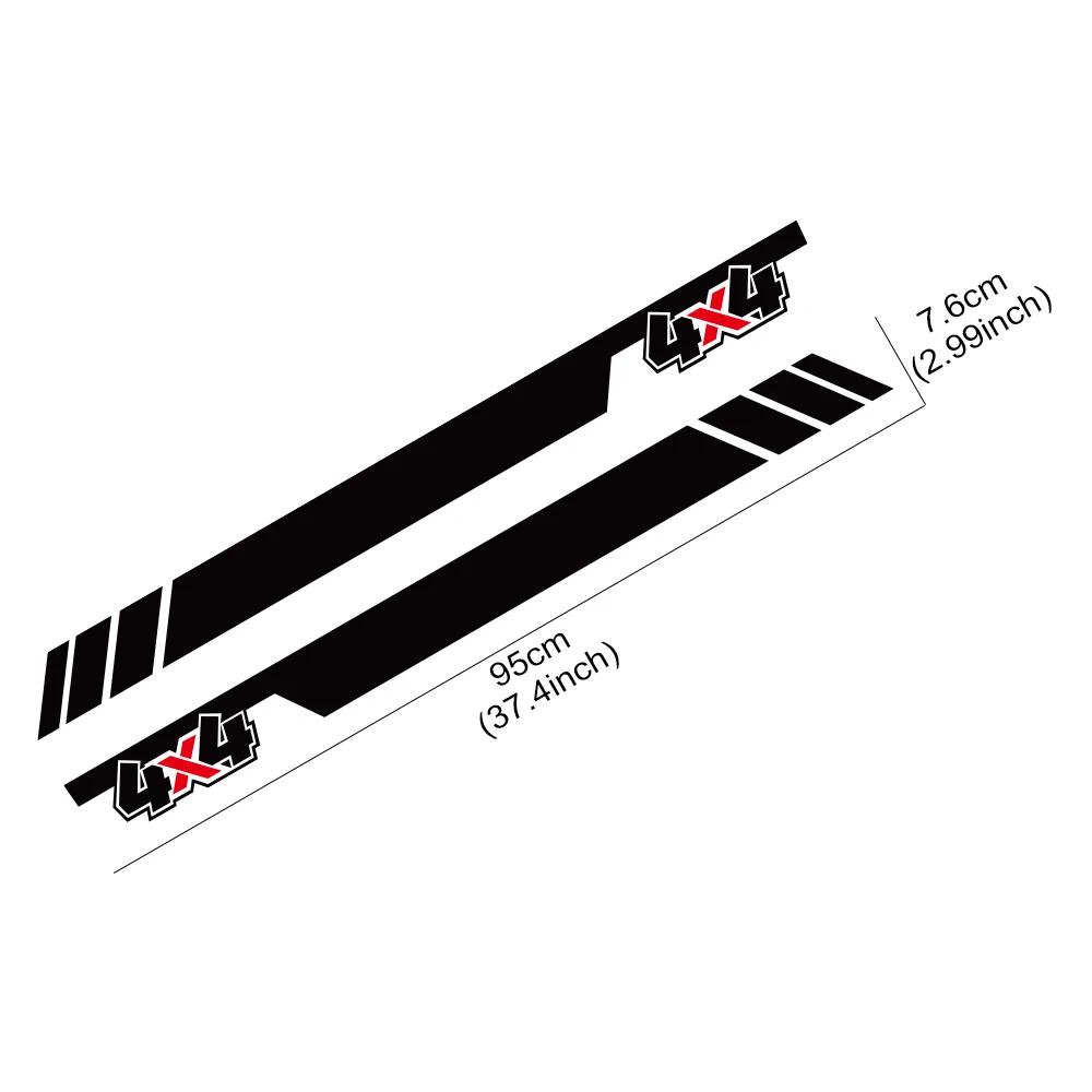 2PCS Car Side Door Stickers For Tacoma 4x4 Truck Decal Off Road Cool Graphic Styling Tuning Auto Accessories Vinyl Film Decals